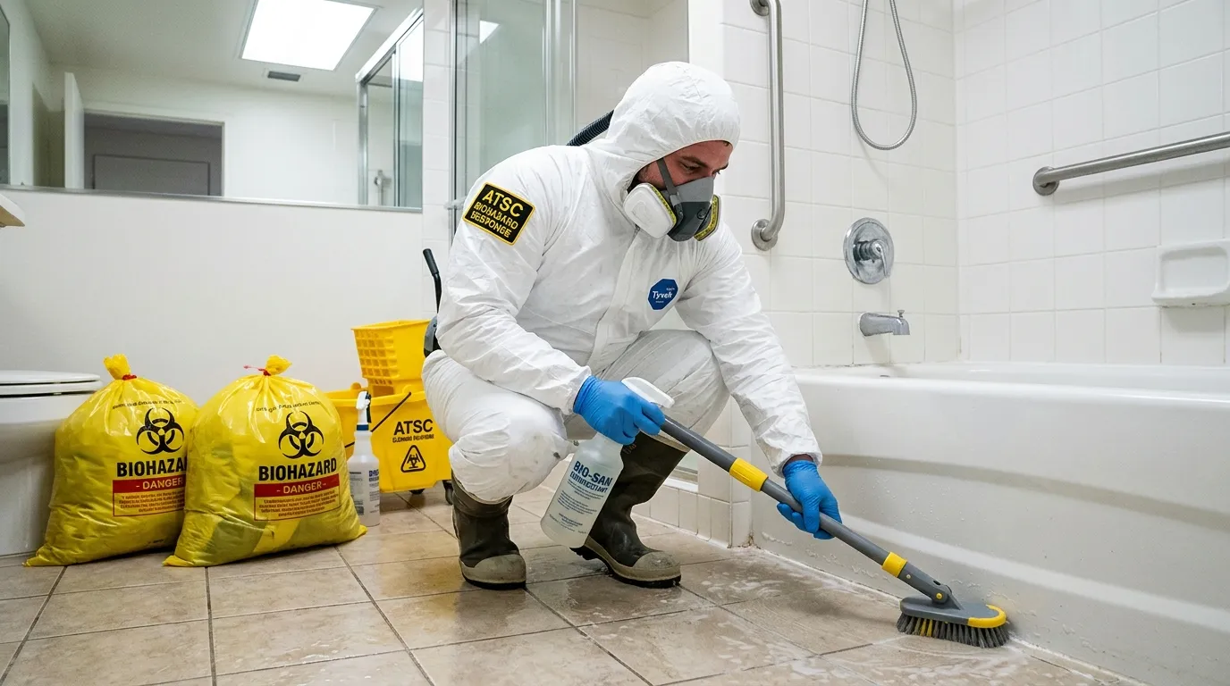 Decontamination equipment deployed for Blood Cleanup in Iselin